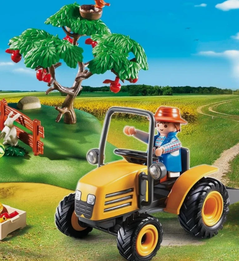 Acheter Playmobil - Grand tracteur avec accessoires 71004