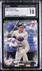 2017 BOWMAN #32 AARON JUDGE ROOKIE RC CGC 10 GEM MINT NEW YORK YANKEES