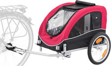 Large Dog Bike Trailer - Foldable Pet Bicycle Trailer for Dogs up to 66Lbs Fea