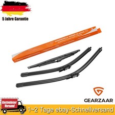 Scheibenwischer Wischerblätt Passt für Audi A3 8P, BJ 2004–2013 ABS Vorne+Hinten