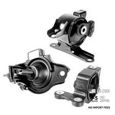 Engine Motor and Transmission Mount Kit 3Pcs Compatible with 2007-2008 Fit 1.5L