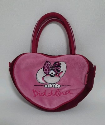 Diddlina Tasche Handtasche Plüsch Diddl Maus Bag Mini Klein 90er Vintage Retro 