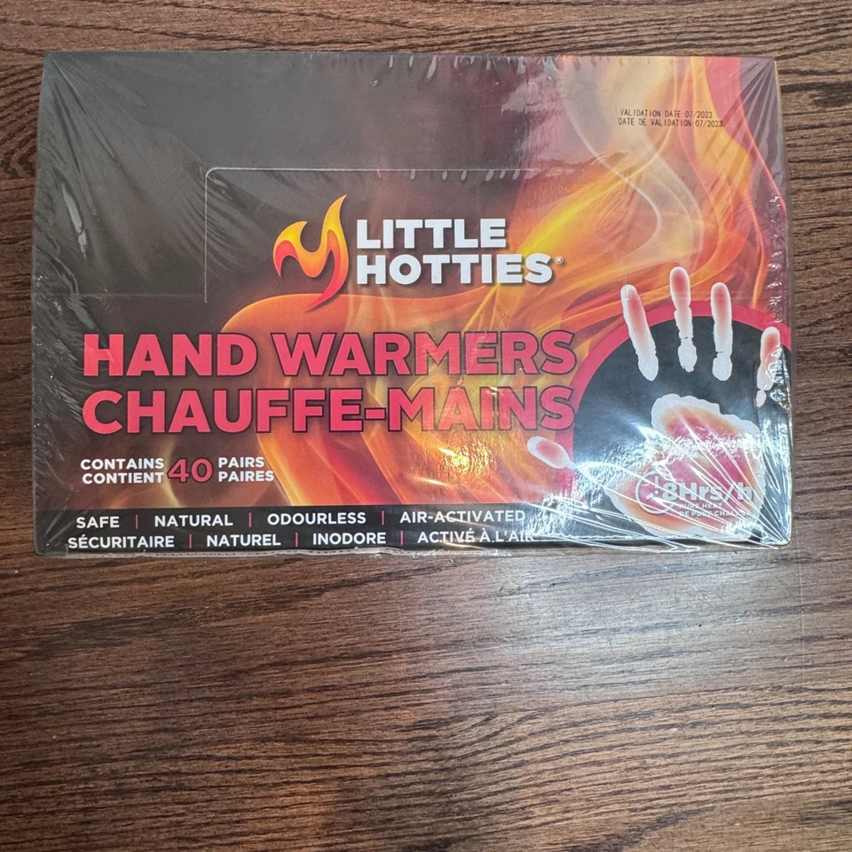 Calentadores de manos Little Hotties 40 pares activados por aire 8 horas calor CAJA SELLADA Foto 3 de 3