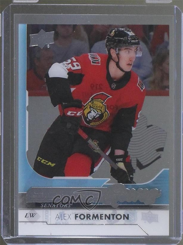 2017-18 Upper Deck Young Guns Clear Cut Alex Formenton #219 7b5