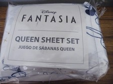 Walt Disney FANTASIA QUEEN SHEET SET/New - Package