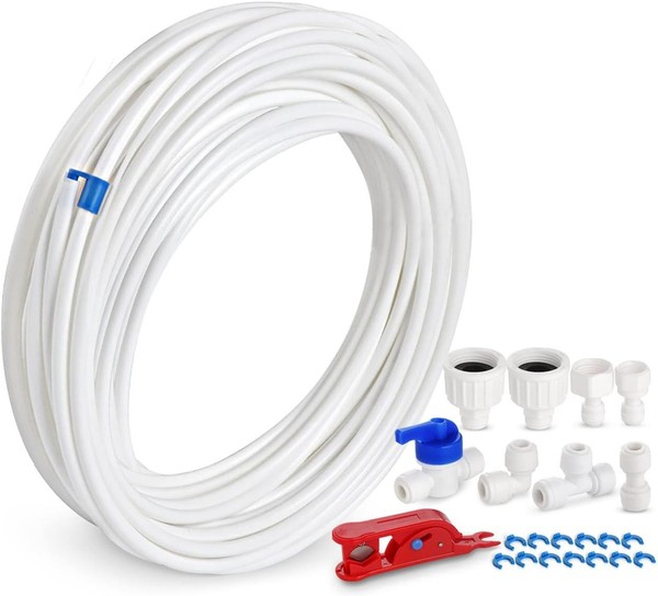 "15M Wasserzulaufleitung Universal Anschluss-Set Wasserschlauch 6,35Mm (1/4\")"-image