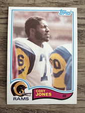 1982 Topps #381 Cody Jones Los Angeles Rams Rookie