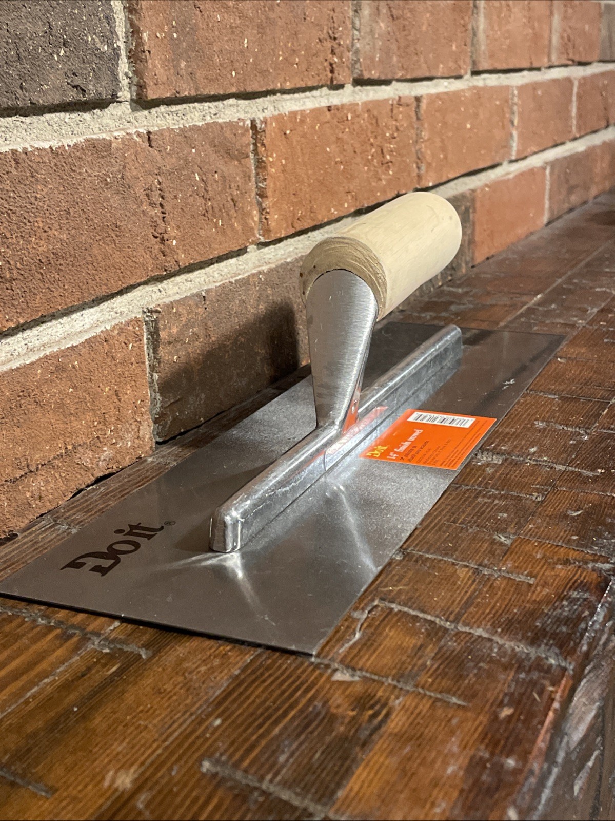 Do it 4 In. x 14 in. Finishing Trowel with Basswood Handle