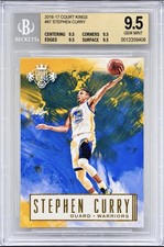 Stephen Curry 2016-17 Court Kings #67 BGS 9.5 GEM MINT All 9.5 Subgrades Pop 1/1