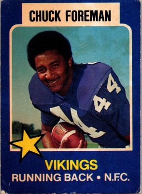 1975 Town Talk Bread #15 Chuck Foreman