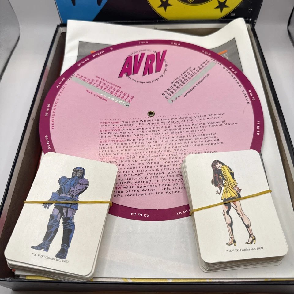 Mayfair DC Heroes (2nd Ed)  RPG 1989 Board Game Role Playing - *No Dice* - Image 4 of 4