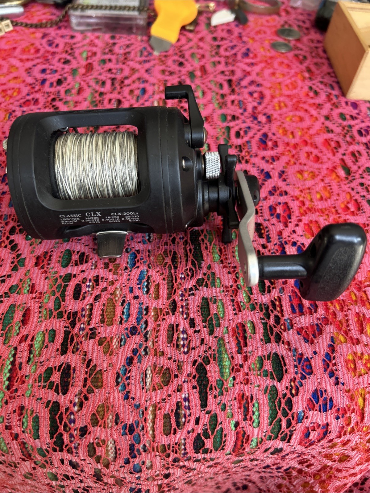 Okuma Classic CLX 2000 LA Fishing Reel With 60lb Braid 