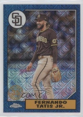 2022 Topps Series 2 Blue Refractor /150 Fernando Tatis Jr #T87C2-100 0l7e