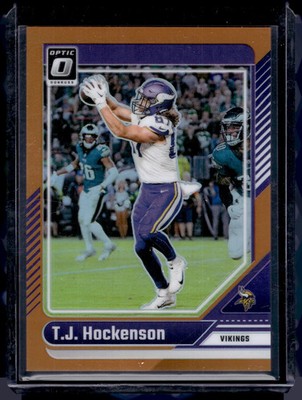 HL-P02 2024 Panini Donruss Optic T.J. Hockenson #131 Orange Prizm /249