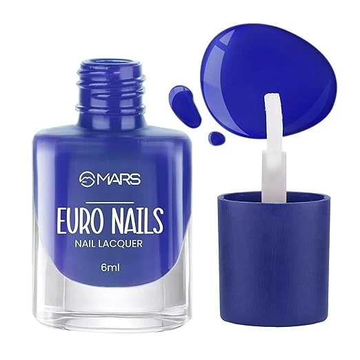 MARS EURO Nail Lacquer | Glossy Gel Finish | Rich Pigmentation | Chip Free | Qui
