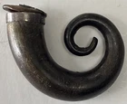Antique 19th Century Scottish Ram’s Horn Snuff Box With Initials