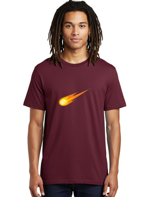 Comet-4 Mens Graphic Tee, 100% Cotton, Casual Summer Wear