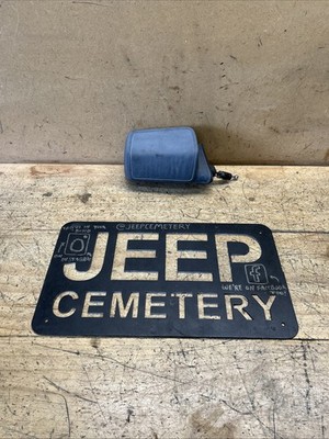 84-96 Jeep Cherokee XJ Side View Mirror Passenger RH Black Comanche MJ Manual OE