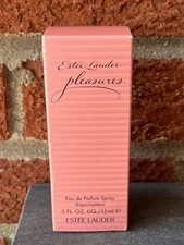 Estee Lauder Pleasures Parfum Spray EDP .5 Fl Oz  New In Opened Box
