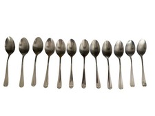 Flatware Set Stainless Steel Silverware 57 Pieces - 12 M Spoons, 15 S Spoons  