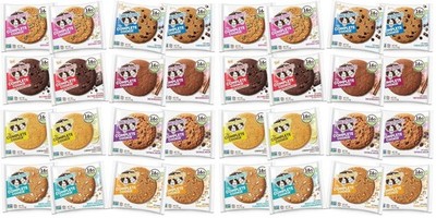 Lenny & Larry's The Complete Cookie, 8 Flavor Variety Pack, Soft Baked, 32 Count