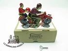 D2083 TIN TOY - PAYA BROTHERS - MOTORCYCLE 147 WITH CLOWNS Repro c34