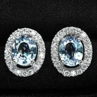 Opulent Color Change Alexandrite 6.12Ct 925 Sterling Silver White Gold Earrings