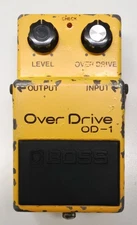 BOSS OD-1 Over Drive Guitar Effects Pedal MIJ 1979 #104 Skelton Switch RC3403ADB