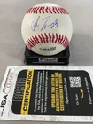 ATHLETICS- SHEA LANGELIERS AUTOGRAPH ROLB BASEBALL JSA CL61490