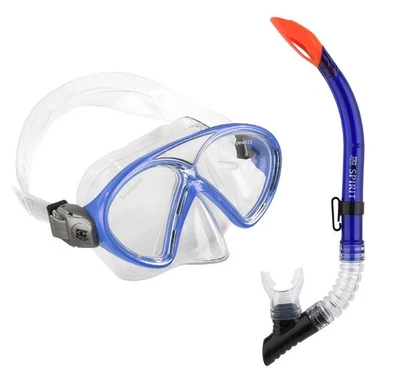 Balzer Schnorchelset NICA Blau Tauchmaske & SPIRIT Schnorchel Set für Erwachsene - Bild 1 von 3