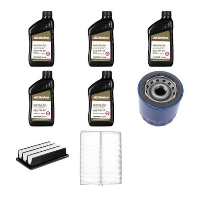 ACDelco 10-9286 5W-20 Syn Blend / Air Oil Cabin Filters PF1127 CF3323 A3649C