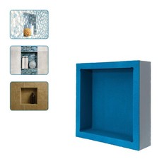 Noble 301 Preformed 12" x 12" ID Square Shower Niche, Tub, Caddy, Modern Bath...