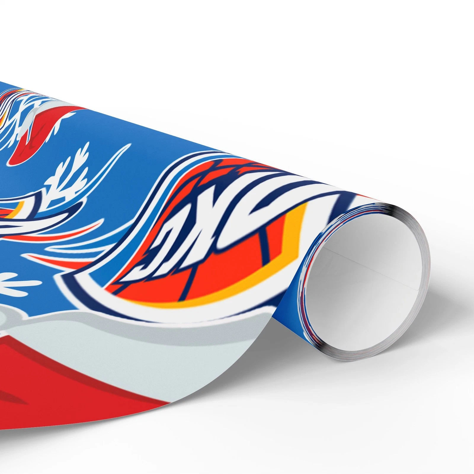 Oklahoma City Thunder Gift Wrapping Paper for Holidays Christmas