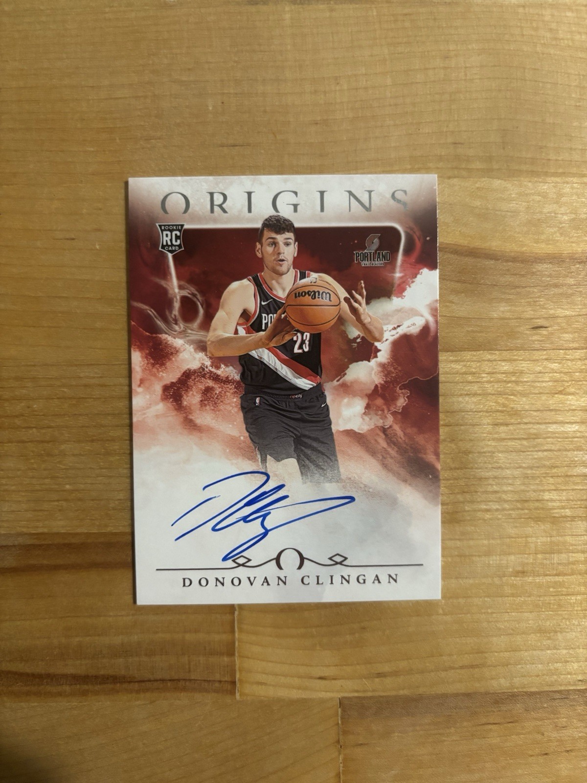2024-25 Panini Origins Rookie Donovan Clingan #RA-DCB Auto RC