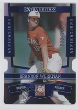 2010 Donruss Elite Extra Edition Aspirations Die-Cut 29/200 Brandon Workman 2x6