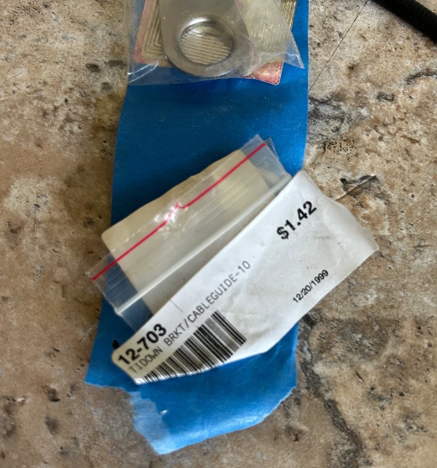 Harley-Davidson Throttle & Idle Control Cable Set 1996-2003 Dyna FXDWG OEM Wide - Image 3 of 4