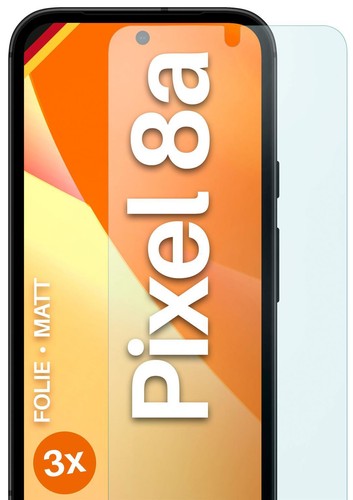 3x Schutzfolie Matt für Google Pixel 8a Displayschutz Handyfolie 4H Anti Reflex - 第 7/7 張圖片