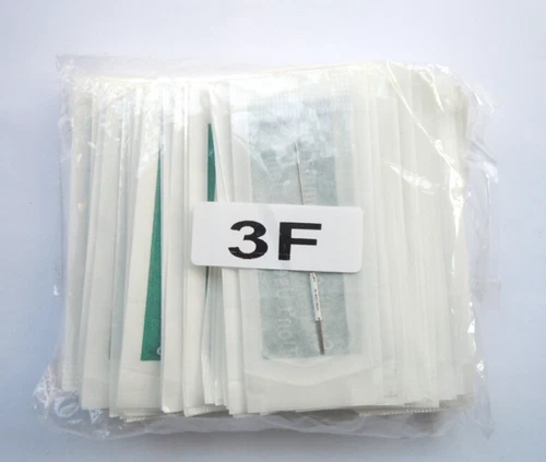 100pcs 3F disposable permanent makeup tattoo machine needle for eyebrow and lip image 2