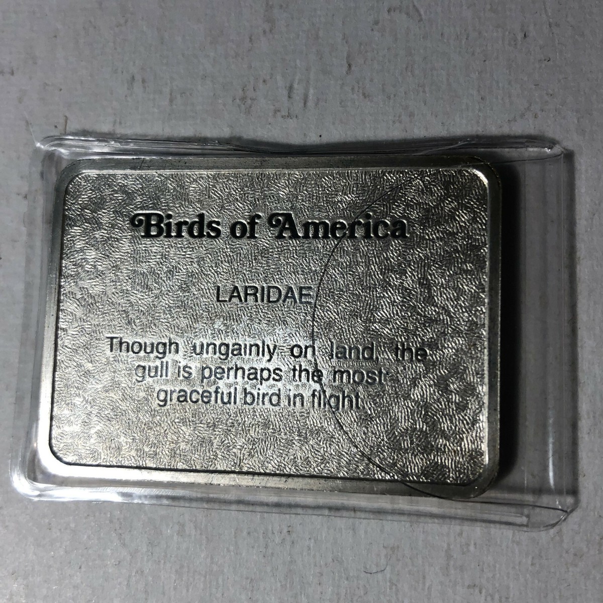 Hamilton Mint, Birds of America, Seagull .999 Silver Art Bar | eBay