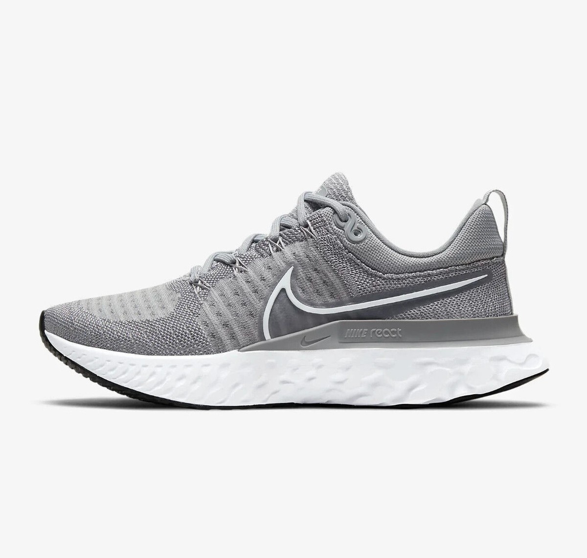 nike react infinity run flyknit gray