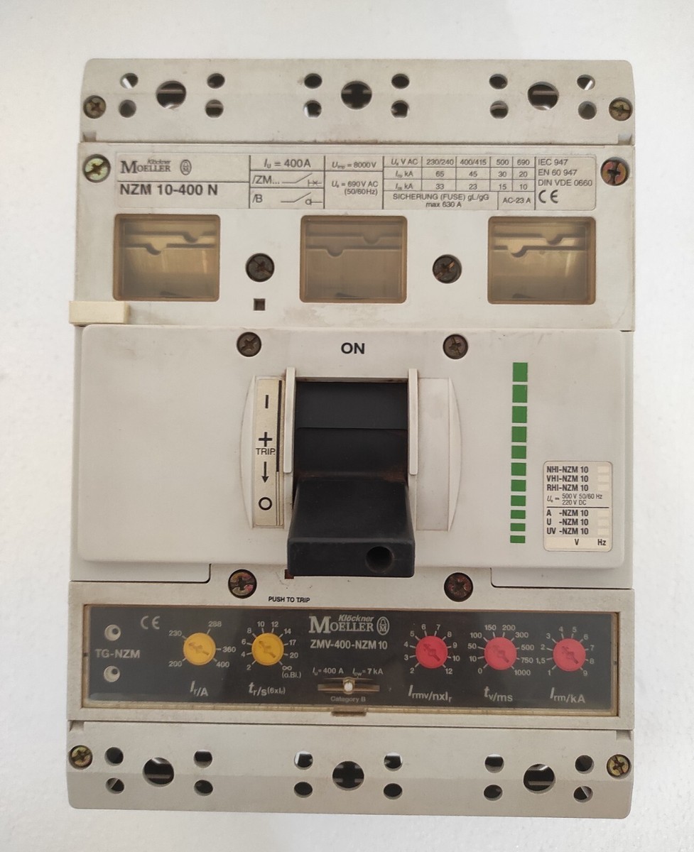 MOELLER NZM 10-400 N 400 AMP MCB KLOCKNER MOELLER | eBay