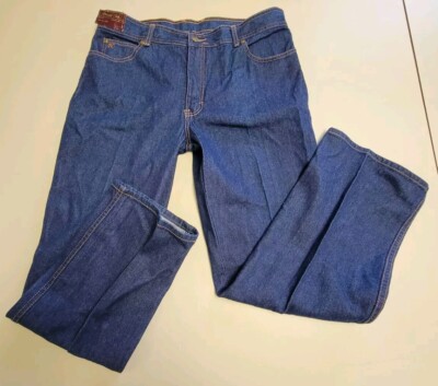 NOS Private Club 36x30 Blue Jeans Classic 80s Retro VINTAGE Dark 