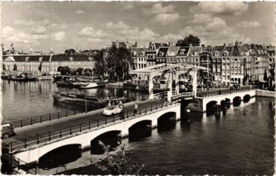 CPA AK AMSTERDAM Magere Brug over de Amstel. NETHERLANDS (624933)