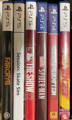 Sony PS4 PS5 Bulk lot Of 6