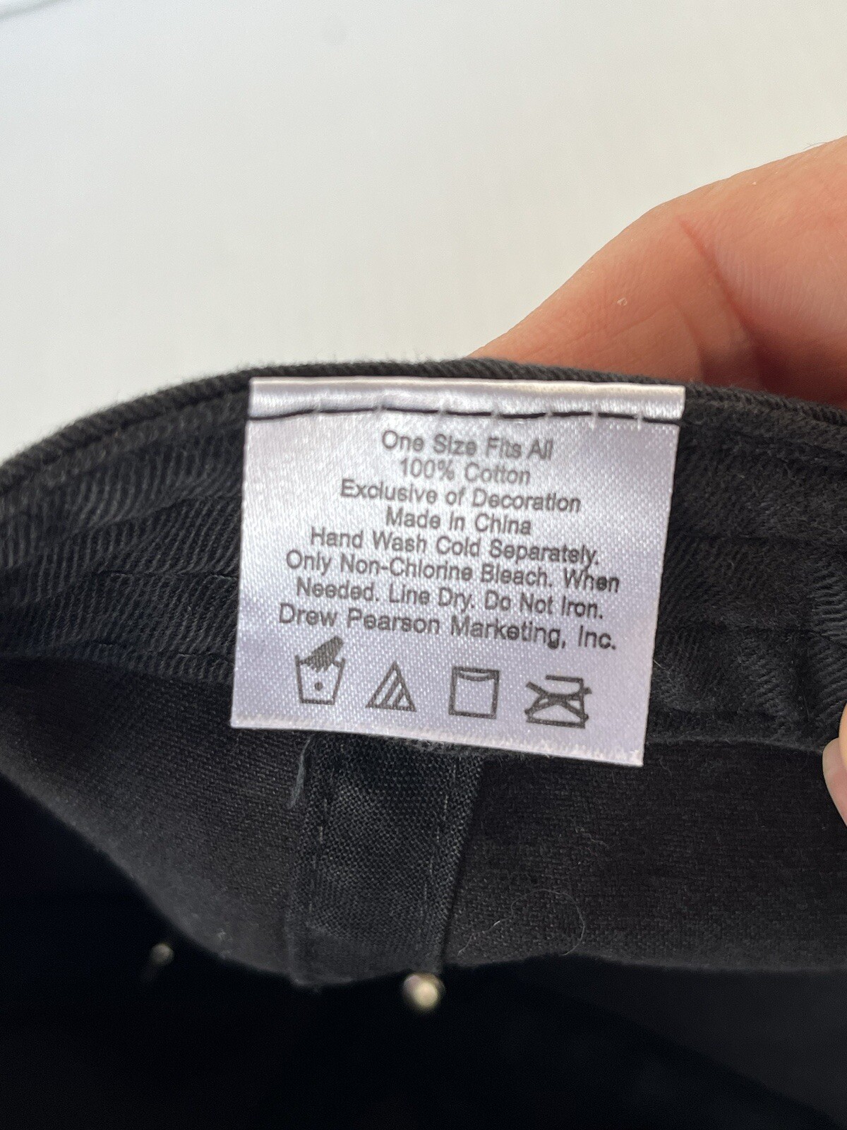 Anaheim Ducks Black Cap Hat Drew Pearson Marketing Adjustable NHL Hockey Workout