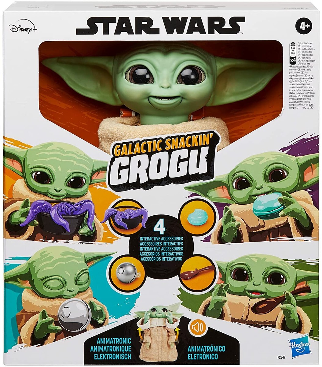 Star Wars Galactic Snackin' Grogu Mandalorian Anamatronic Toy | eBay