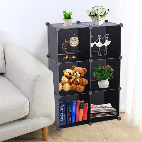 6-Cube Closet Organizer Storage Shelves Cubes Organizer DIY Closet Cabinet New - Picture 14 of 15