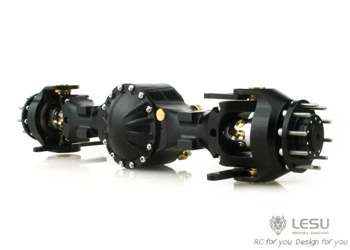 LESU Metal Front Flange Axle Differential for RC 1/16 DIY Tractor Truck Bruder - Image 4 of 4