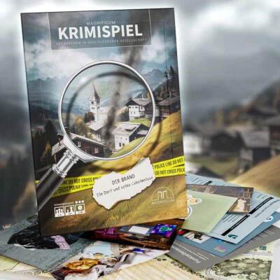 Krimispiel : Der Brand, Escape Room Spiel, Barrierefrei von MAGNIFICUM - Bild 1 von 4