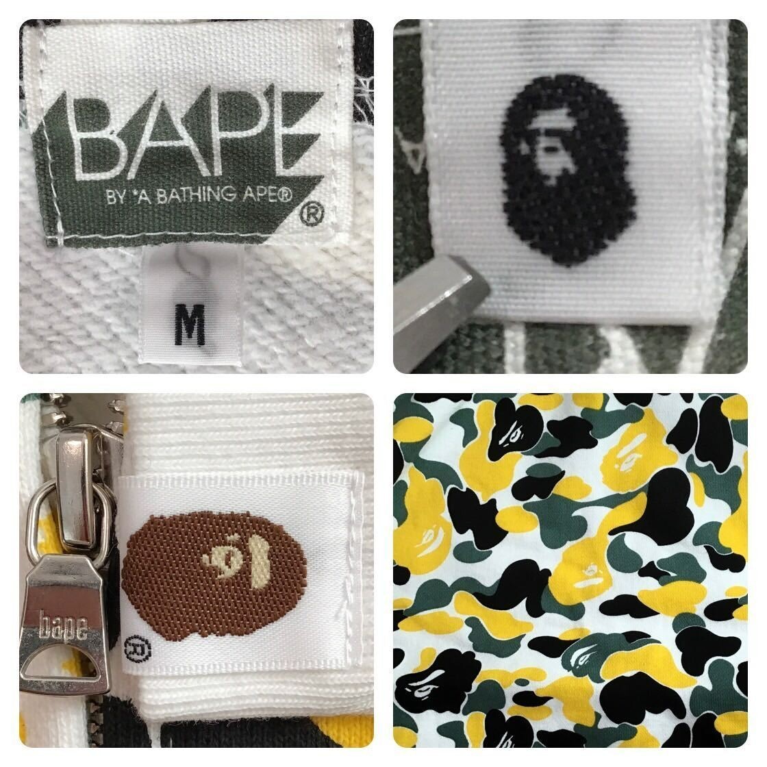 BAPE Osaka city camo Full zip hoodie a bathing ape NIGO Size